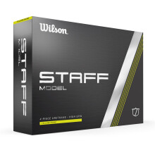 Wilson Staff Golf Balls, Staff Model, Four Piece High Spin Golf Ball, 12 Balls, Urethane, Yellow