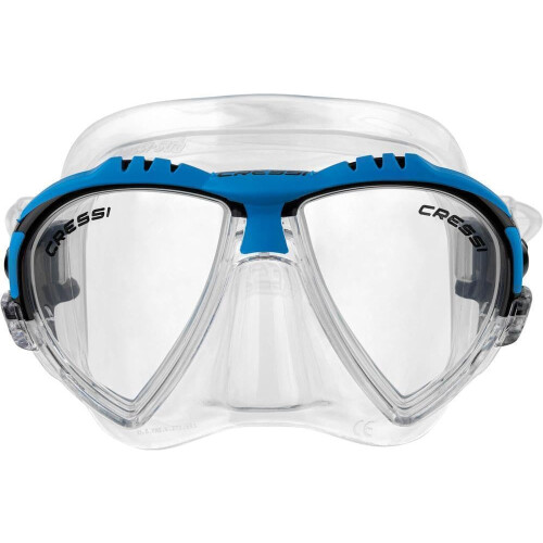 Cressi Cressi Adult Matrix Snorkelling Mask - Clear/Blue 1