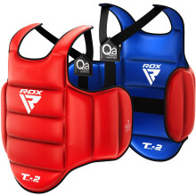 RDX Boxing Chest Guard Reversible, Kickboxing MMA Muay Thai Body Protector, Sparring Training Heavy Punching, Adjustable Strike Shield, Martial Arts