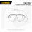 Cressi Cressi - Skylight Goggles Sil ,Clear/Frame Black Grey Mirrored Lens 5