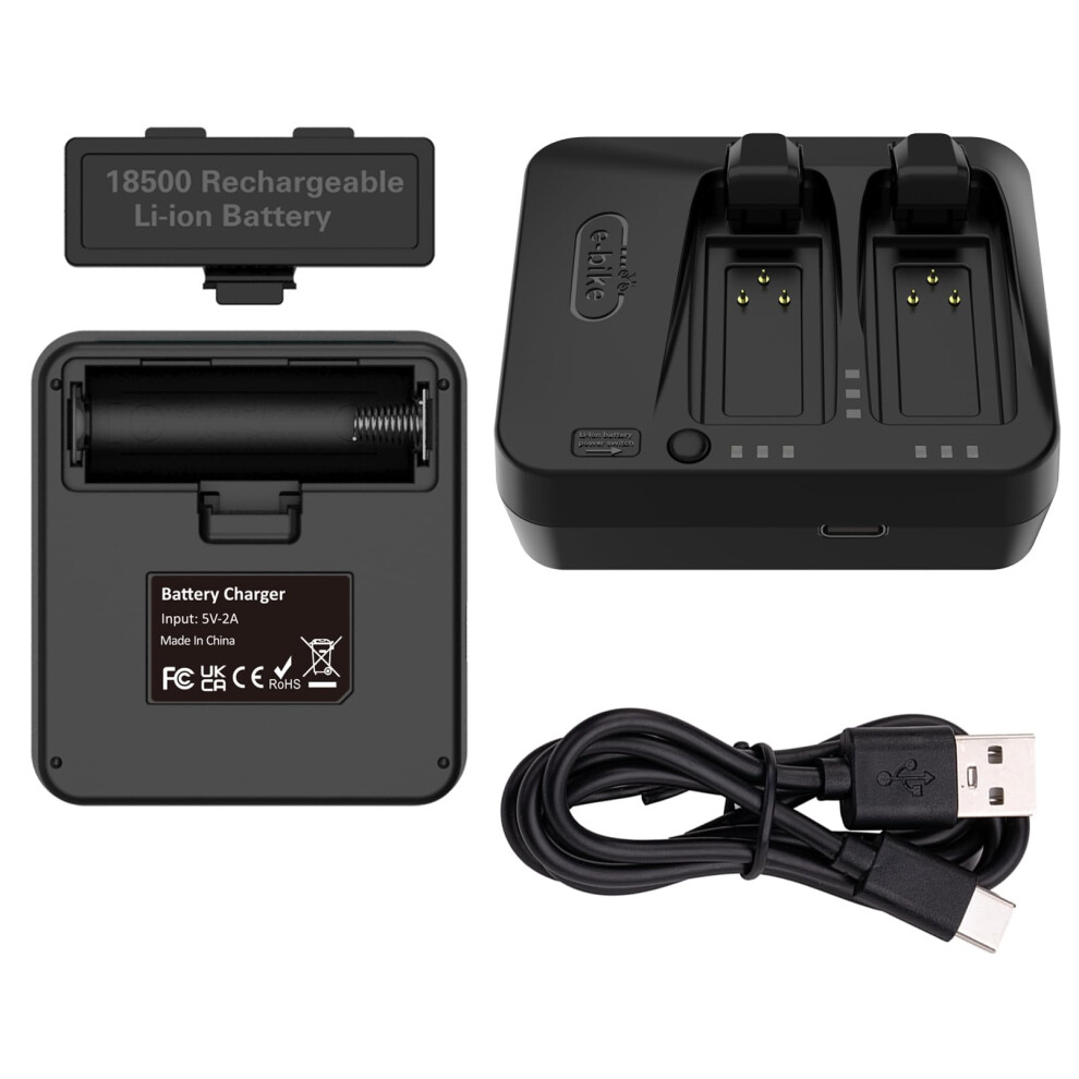 2-Port Battery Charger For Sram Etap Axs Battery [Battery Not Included] Red 8000000840493