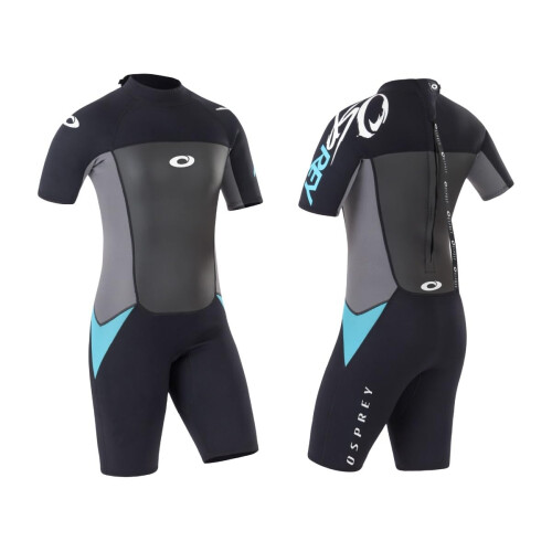 Osprey Europe Osprey Women's Osp L - Origin Shorty Wetsuit, Black Blue, L UK
