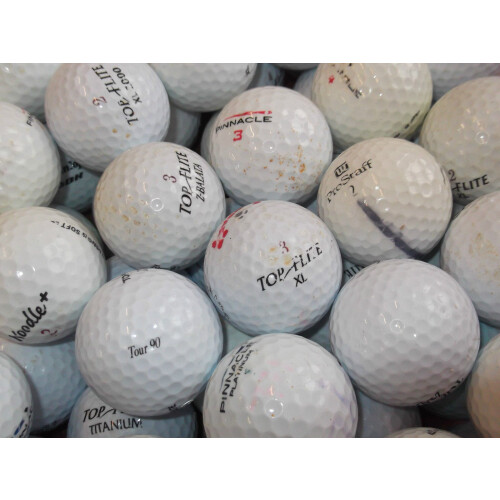 100 Value Golf Balls -Grade 2 Lake Balls (used not new)
