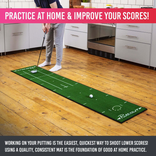 PuttOUT Medium Putting Mat - 240cm x 50cm 2