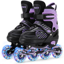 Kids Inline Skates for Girls Boys, Roller Skates Kids Adjustable with Light Up Wheels for beginners boys girls. (Medium (UK 1-4))