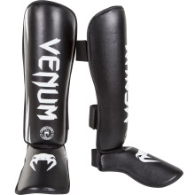 Venum, Challenger Standup Shin Guards, Men's, M, Black