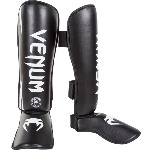 Venum, Challenger Standup Shin Guards, Men's, M, Black