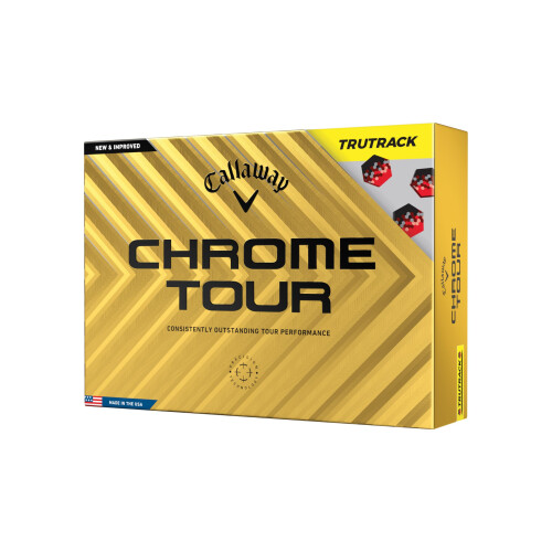Callaway Callaway Golf Chrome Tour Golf Balls (Yellow, True Track)