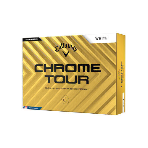 Callaway Callaway Golf Chrome Tour Premium Golf Ball 2024, White