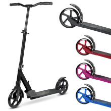 BOLDCUBE Big 2 Wheeler Charcoal | Scooter for Kids & Teens Ages 7+ Years | Play & Commute | Front Suspension Fit with 200MM Wheels | Height Adjustable