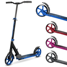 BOLDCUBE Big 2 Wheeler Deep Blue | Scooter for Kids & Teens Ages 7+ Years | Play & Commute | Front Suspension Fit with 200MM Wheels | Height