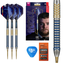 TARGET Darts Josh Rock Gen 1 Steel Tip Swiss Point Darts, 90% Tungsten Darts, Generation 1, 22G | Steel Tip Dart Set, Player Edition Darts with Swiss