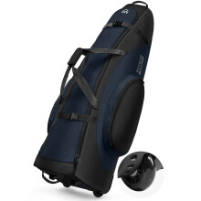 OutdoorMaster Padded Golf Travel Bag with Reinforced Wheels, 900D Heavy Duty Oxford Wear-Resistant and Waterproof Golf Travel Case, Soft-Sided Golf