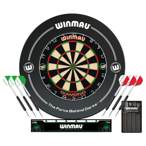 winmau WINMAU Diamond Plus Dartboard Surround Set