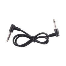 Gitarren-Effekt-Patchkabel 24 Zoll 6,35 mm Winkel-Linien-Rauschreduzierung