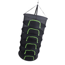 6-Layer Breathable Herb Drying Rack Mesh Net with Zipper Closure