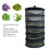 Herb Drying Rack Fluorescent Green Zipper Cover 6-Layer Waterproof Mesh Net 5