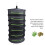 Herb Drying Rack Fluorescent Green Zipper Cover 6-Layer Waterproof Mesh Net 4