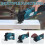 Versatile 20V Oscillating Tool 19000RPM 6-Speed Control Easy Blade Release 7