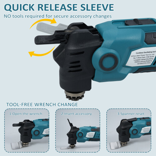 20V Cordless Oscillating Multi-Tool Kit with 6-Speed, LED Light 2