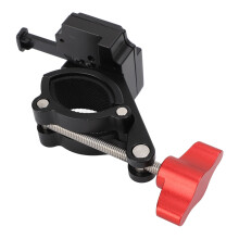 Morsetto batteria V-Mount 0,39-1,61 pollici asta in alluminio