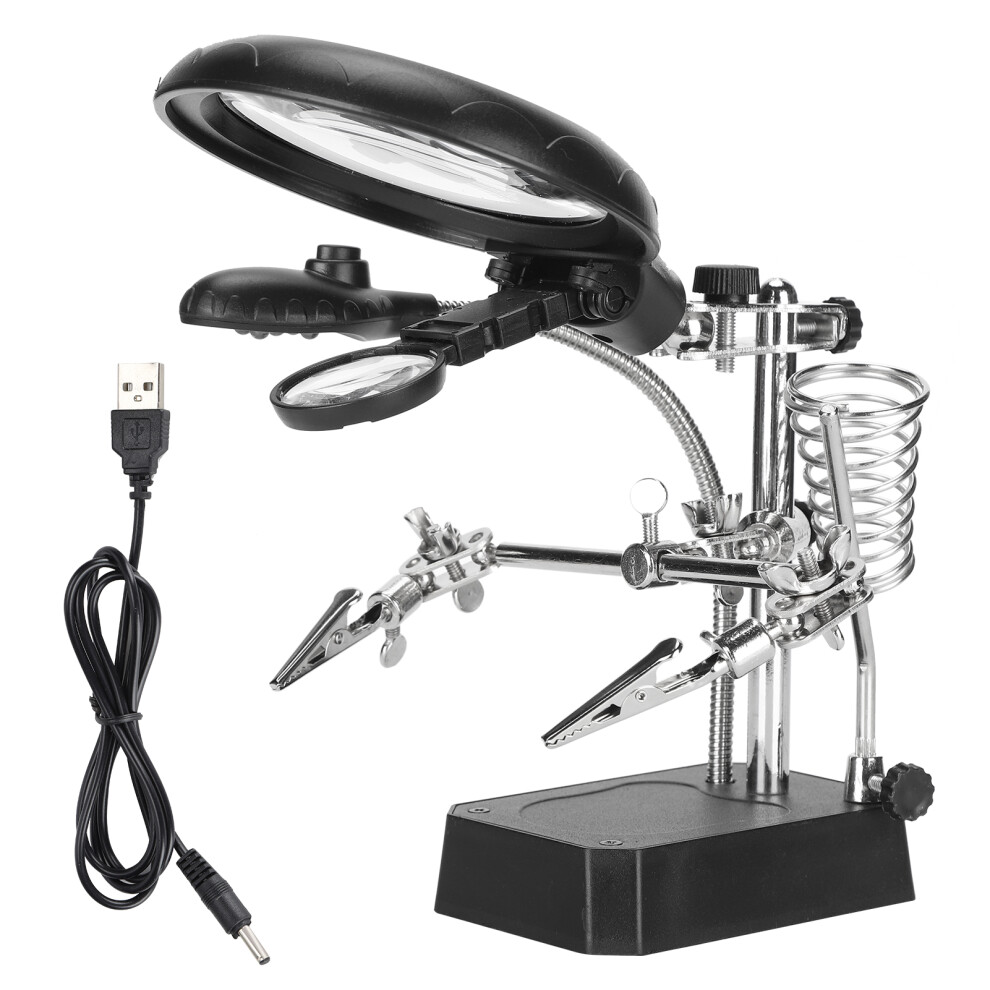 Magnifier Auxiliary Clip Adjustable Desktop Stand