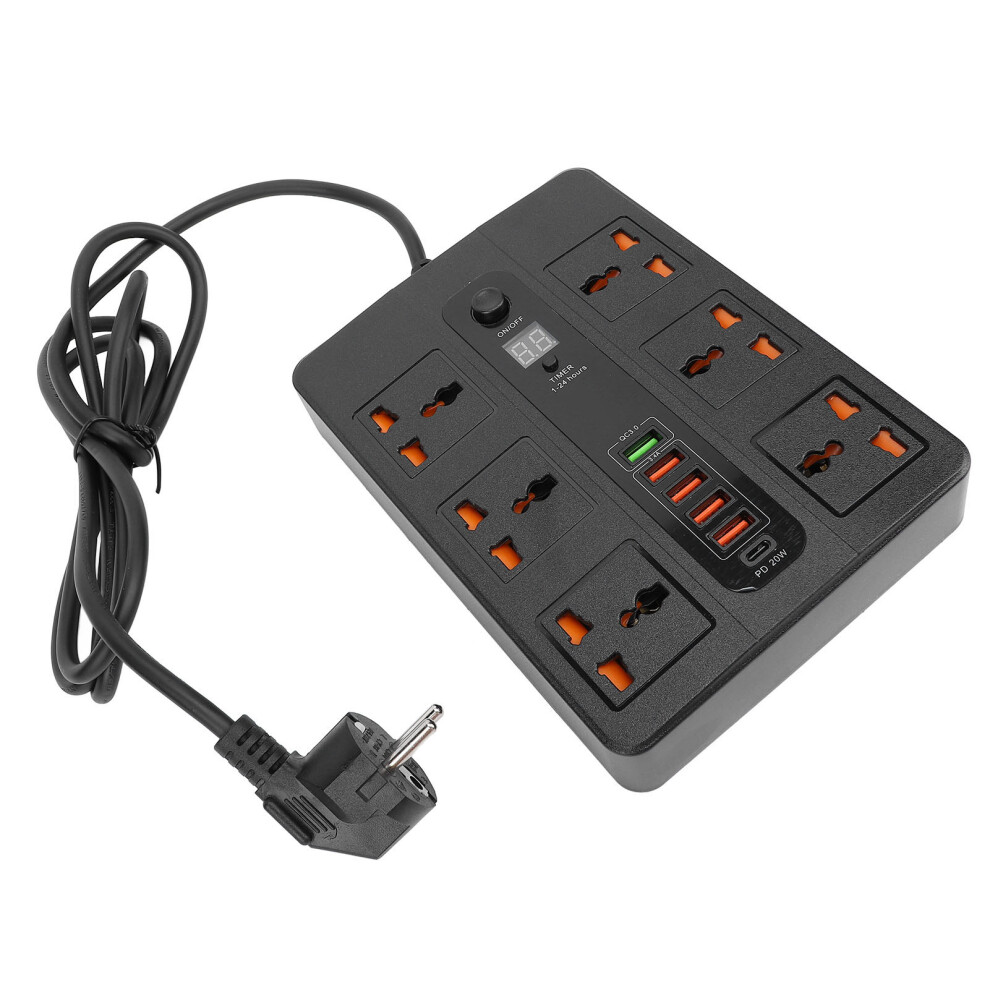 3000W Power Strip With 6 Outlets, 5 Usb Ports & Pd20w Fast Charging 5081331354081