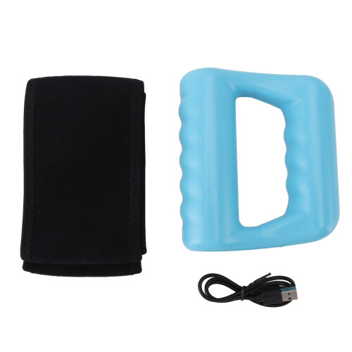 Deep Tissue Electric Massager Ring for Shoulder & Back, Blue, 1500mAh 2