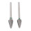 2 Stück Wolframcarbid-Nagelbohrer-Set 16