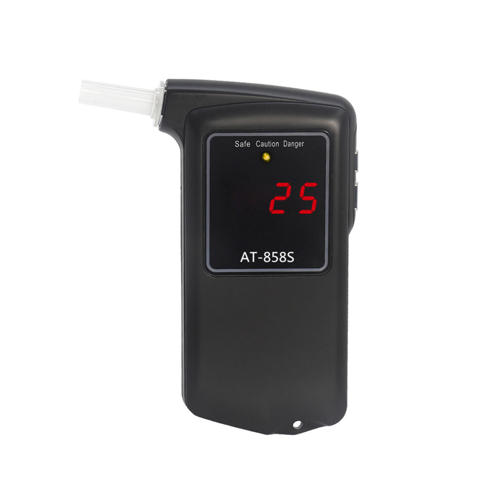 Portable AT-858 Alcohol Detector with 5 Test Units & Auto Power Off