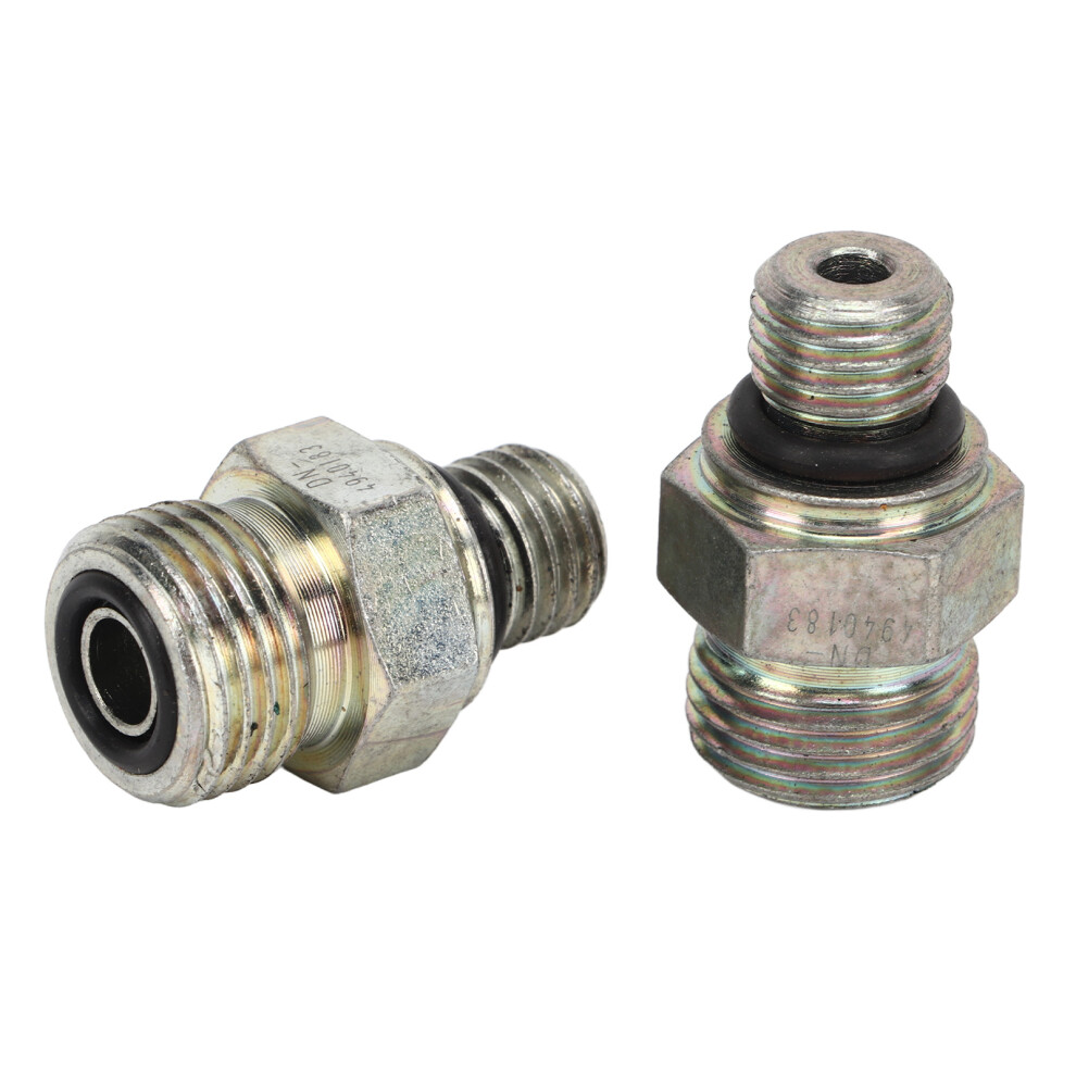 2 Pcs Turbo Oil Feed Connectors Joints 4940183 9121376043857