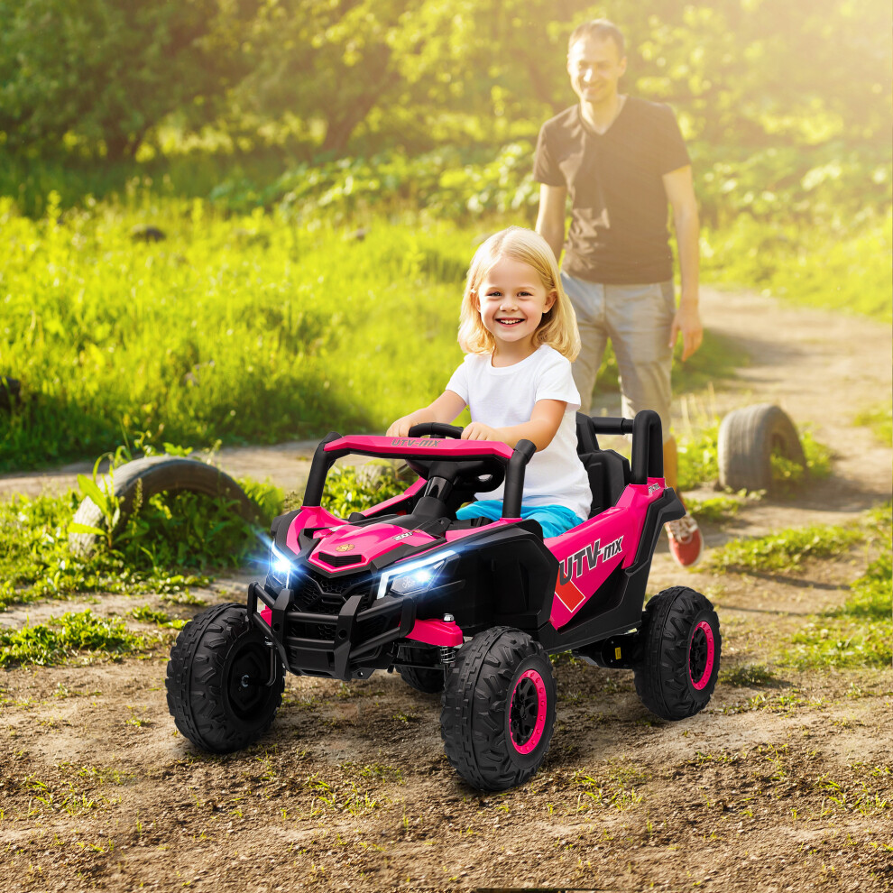 Aiyaplay (Pink) Kids Electric Car With Remote Control For Ages 3-5 Years Pink Size 3