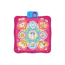 Electronic Light-Up Dance Mat 90x90cm with 3 Modes Waterproof & Portable