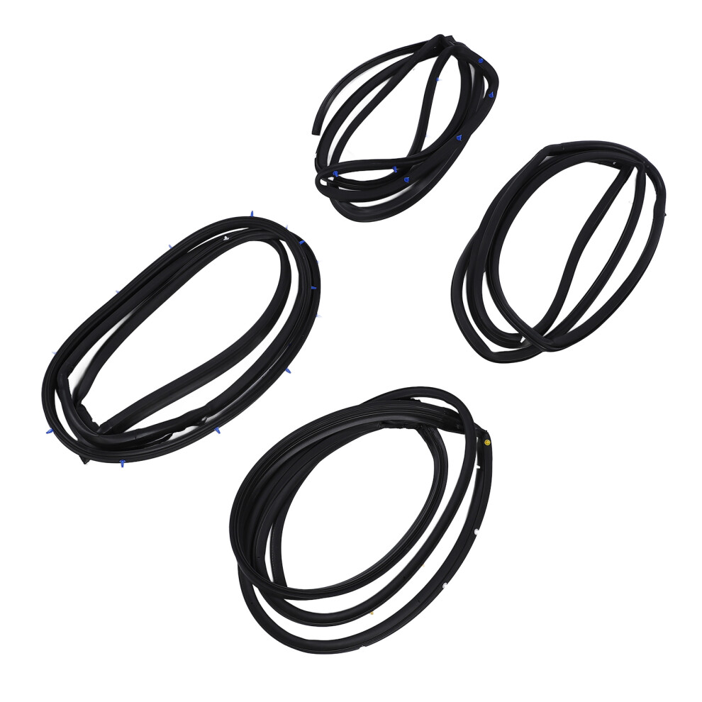 4Pcs Car Door Seal Strip For Civic 2006-2011 Rubber Weatherstripping 8271331363191