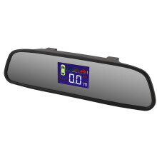 Kit radar di retromarcia per auto con 4 sensori blu da 22 mm, 0,3-2,0 m