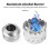 Mini-Rucksackkocher 100 ml 7x5 cm Silber 7