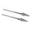 2 Stück Wolfram-Kegel-Nagelbohrer 151/154 Silber 7