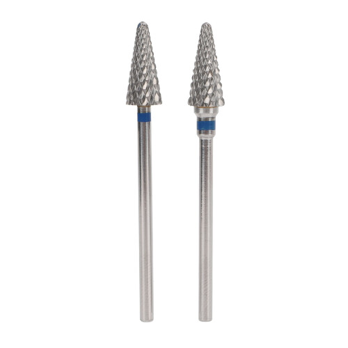 2 Stück Wolfram-Kegel-Nagelbohrer 151/154 Silber 1