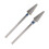 2 Stück Wolfram-Kegel-Nagelbohrer 151/154 Silber 8