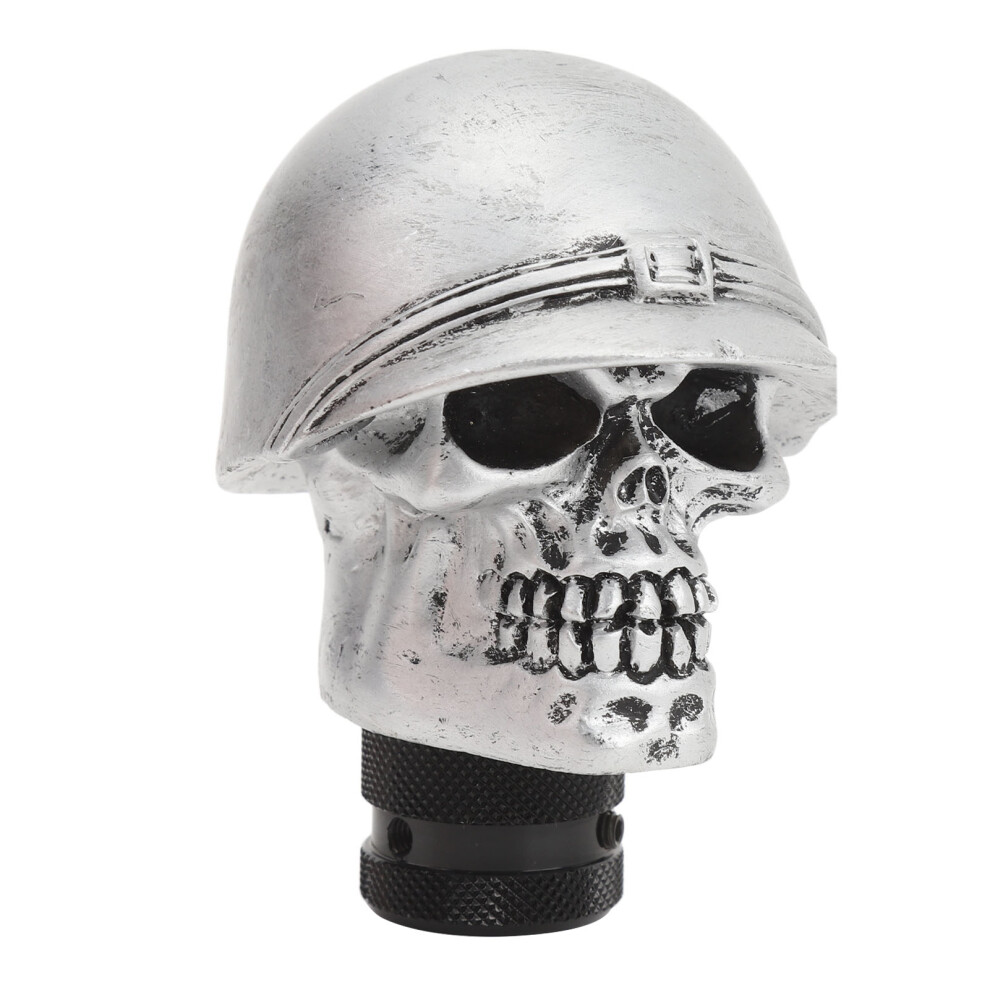 Resin Skull Shift Knob With 8Mm/10Mm/12Mm Adapters For Mt/At Cars 8271331368882