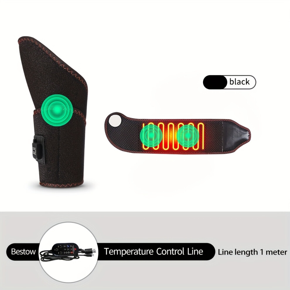 (Black, Heating   Massage) A USB wrist support pad with adjustable wrist strap, with three levels of temperature control, suitable for home office use-image-OPC-PJ9TQH9-NEW