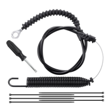 Cable de enganche de plataforma 946-05124A 746-05124A compatible con cortacéspedes Craftsman, MTD, Yard Machines, Troy-Bilt, Husky y Murray.