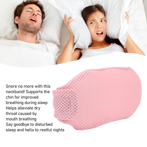 Comfortable Neck Brace for Snoring Relief, Soft Foam, Fixed Chin Strap 2