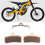 2PCs Motorcycle Brake Pads Front and Rear 11