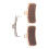 2PCs Motorcycle Brake Pads Front and Rear 4