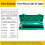 40mm Deep Impact Socket Set, 6-Point Hex, 10 pcs, Black 12