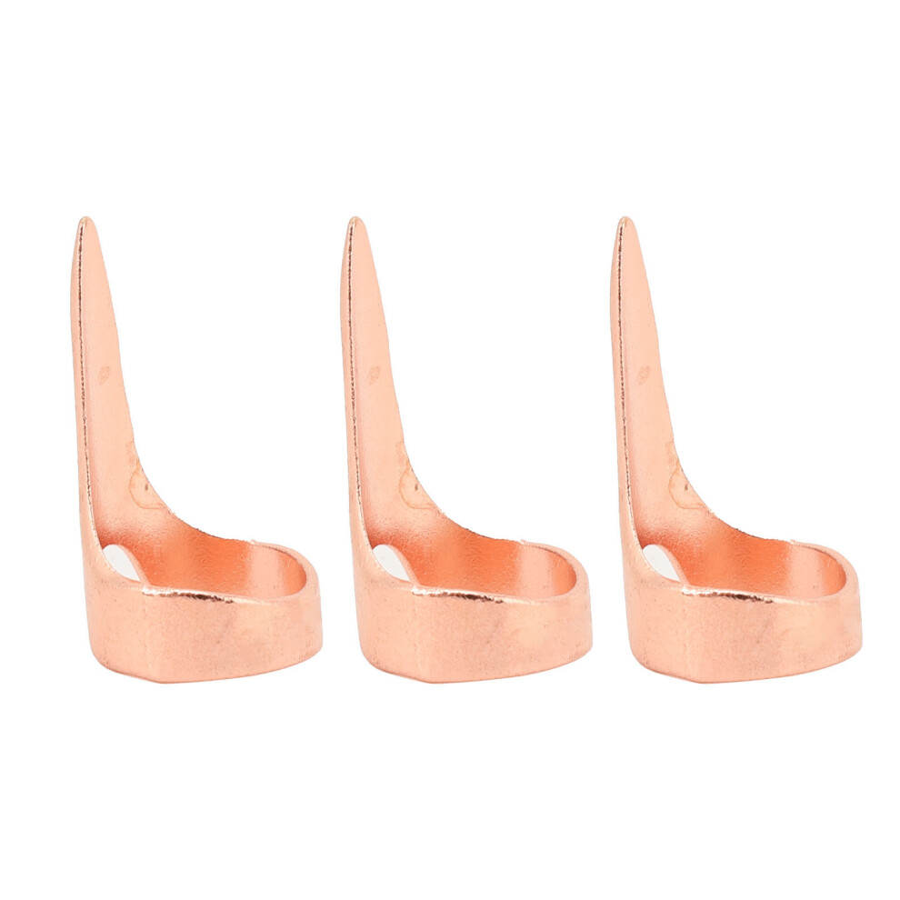 Unisex Gold 40Pcs Rose Alloy Hair Parting Tools, Sectioning Rings, Dreadlock Ring Finger Size