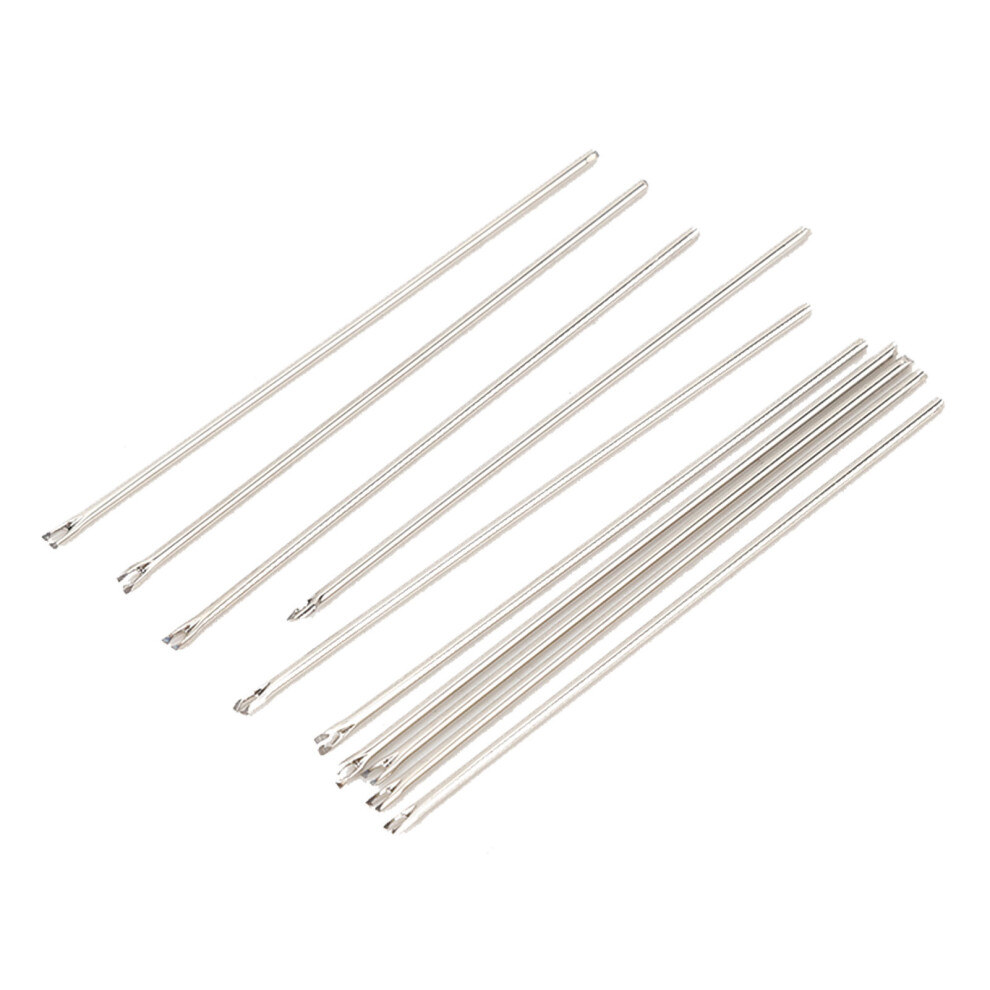 Unisex 0.8Mm Hair Needle Set For Dolls - 10Pcs For Styling & Rerooting