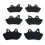 6pcs Front Rear Brake Pads Set Excellent Braking 2