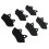 6pcs Front Rear Brake Pads Set Excellent Braking 10